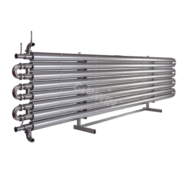Stainless steel welded exchanger pipe
