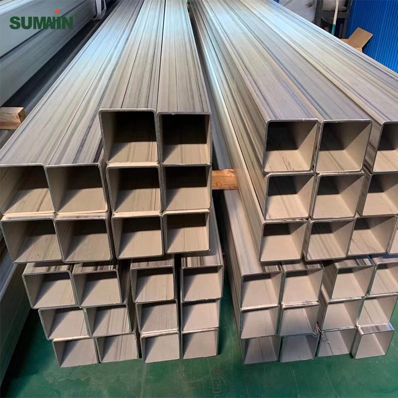 large diameter stainless steel welded square pipe